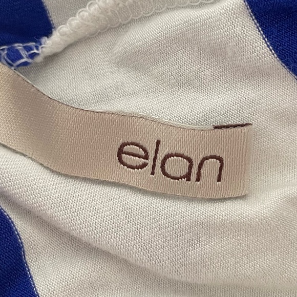 Elan Striped Asymmetrical Multi Look Dress and Skirt Blue White Size Medium - Picture 6 of 8